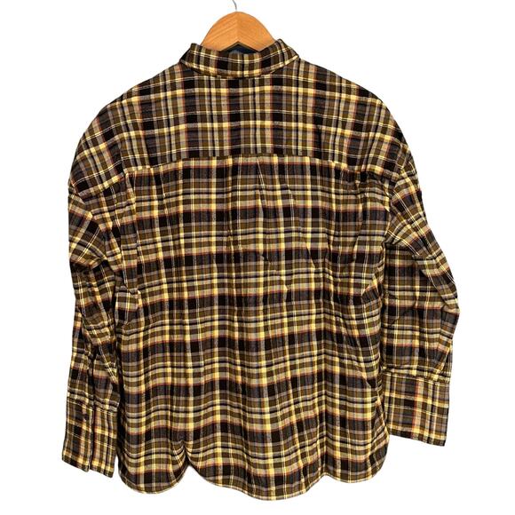 Everlane The Boxy Flannel Casual Button Down Shirt in Plaid XS NWT - Picture 9 of 13